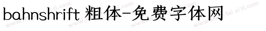 bahnshrift 粗体字体转换
